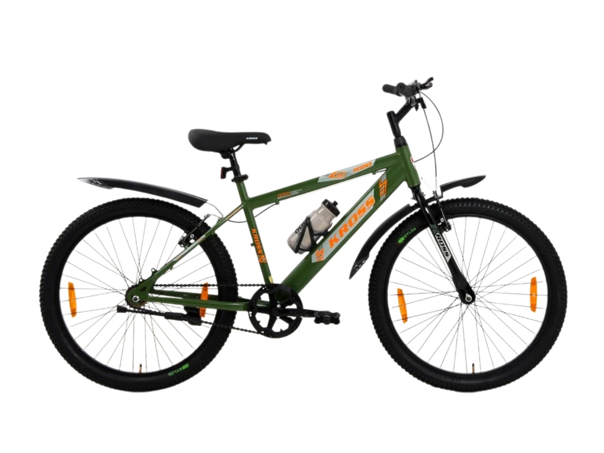 Kross 26 MTB Single Speed Bicycle - Inbuilt Carrier