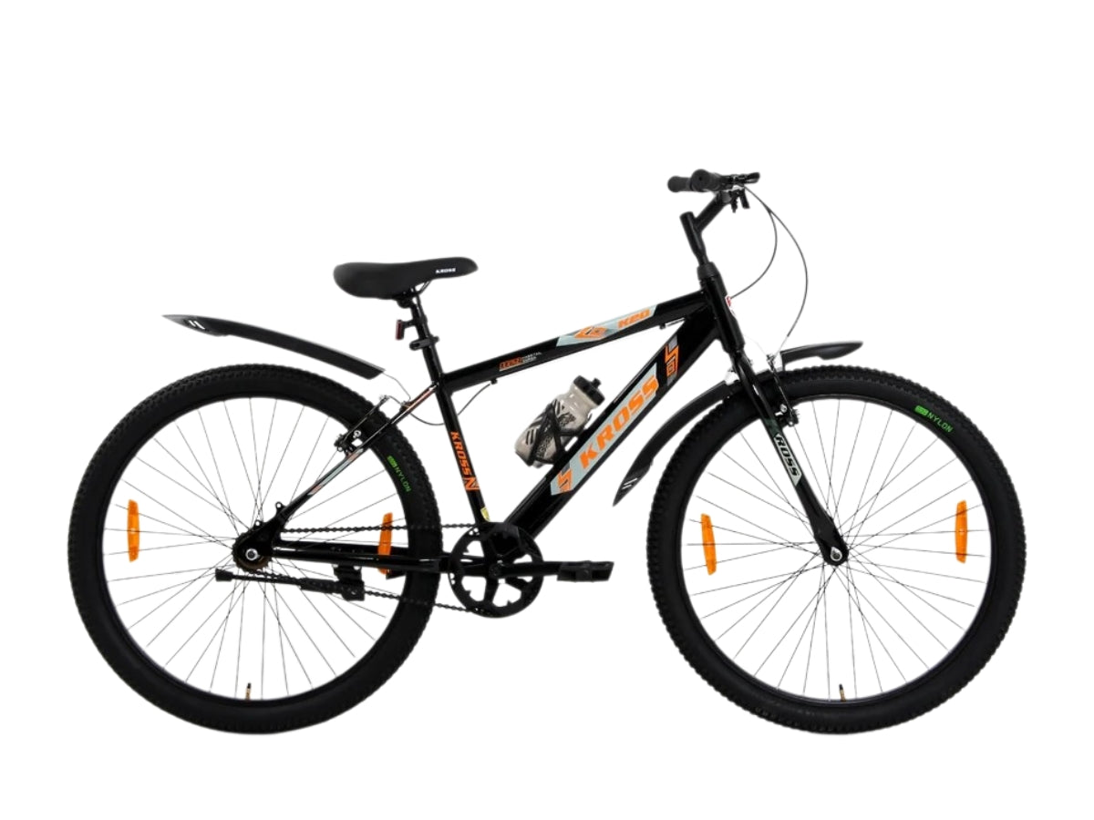 Kross 26 MTB Single Speed Bicycle - Inbuilt Carrier