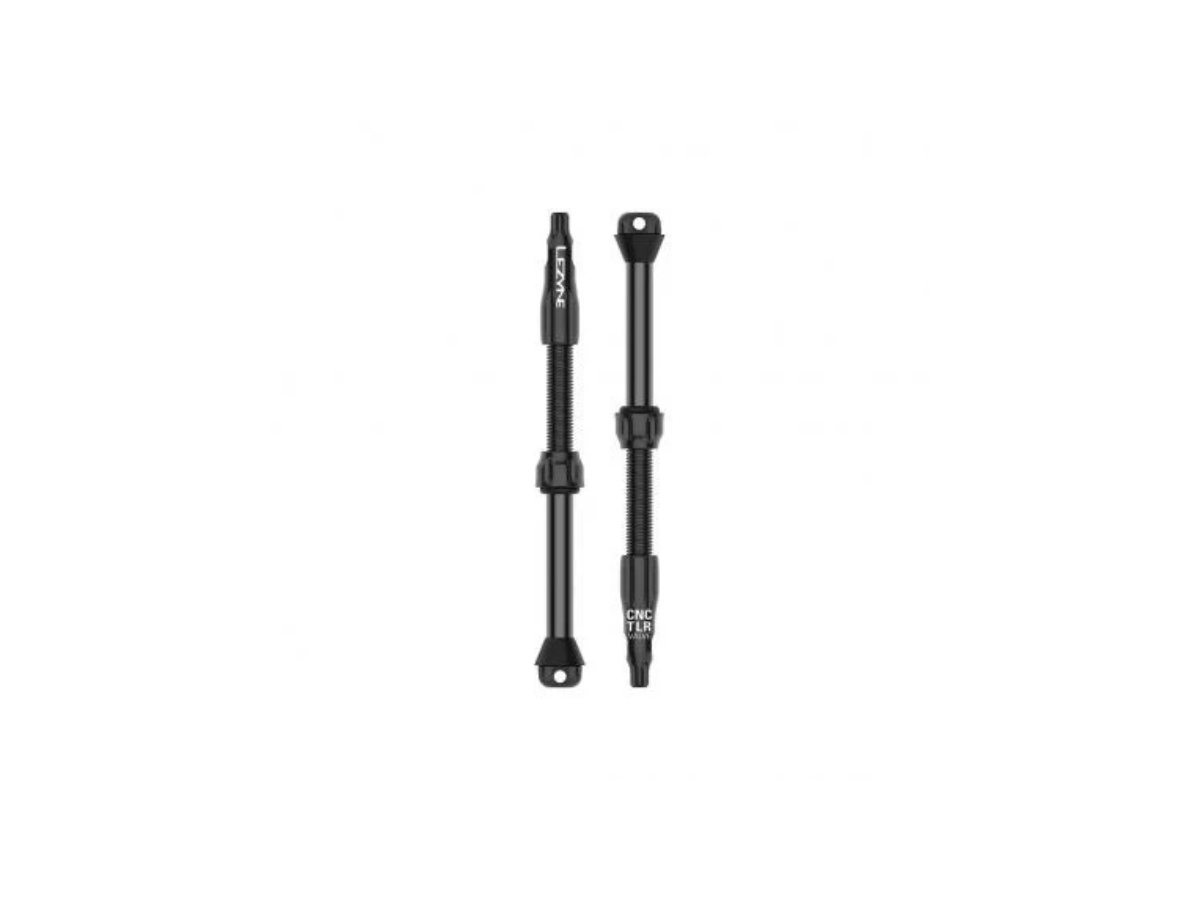 Lezyne CNC TLR Valve Pro-Black (80mm) (Pack of 2)