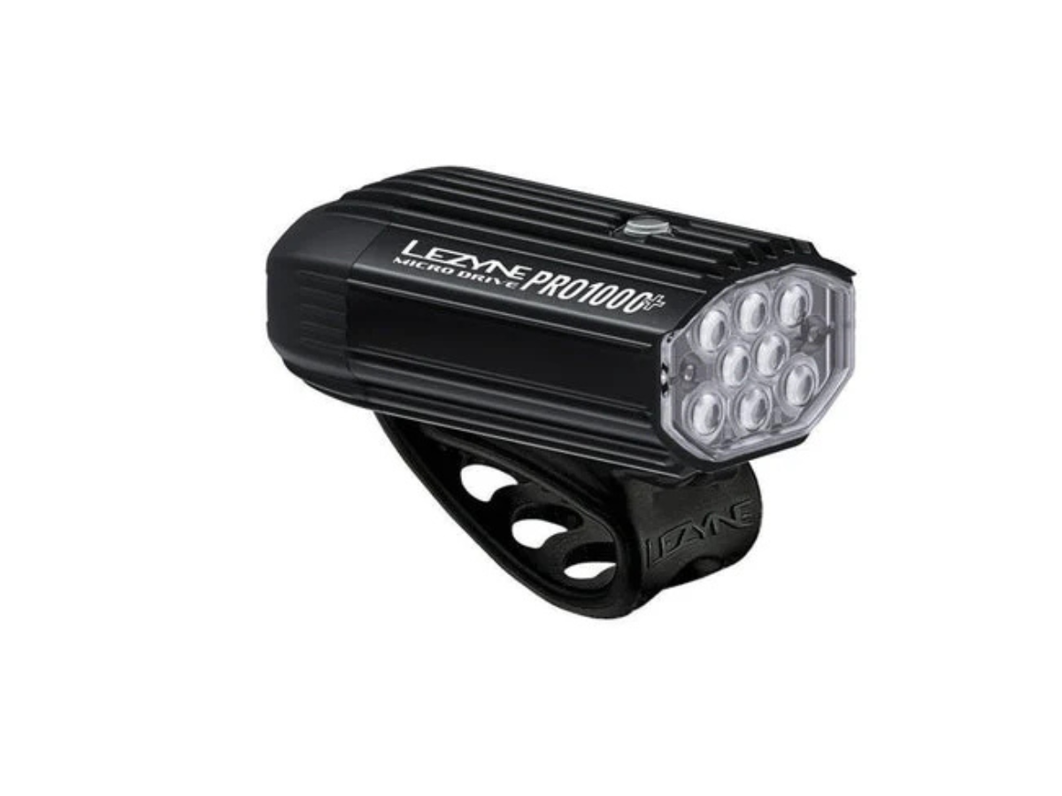 Lezyne Micro Drive Pro 1000+ Front Light-Satin Black (with qPRO Mount)