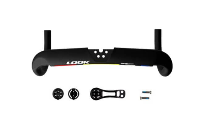 Look Handlebar Combo Aero Carbon Proteam - Black Mat /Glossy (380mm) - AFM