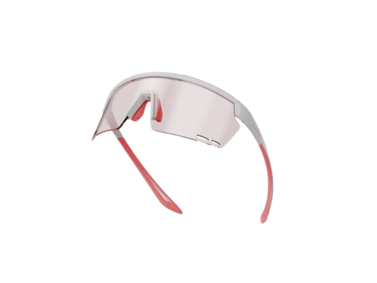 Magicshine Rouler Night Vision Sports Sunglasses-White/Pink