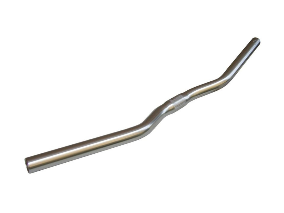 Nitto B245Aa Riser Handlebars | 25.4Mm Clamp | 545Mm Width | Silver