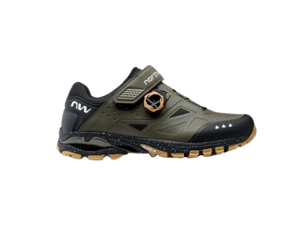 Northwave spider plus 3AM shoes forest