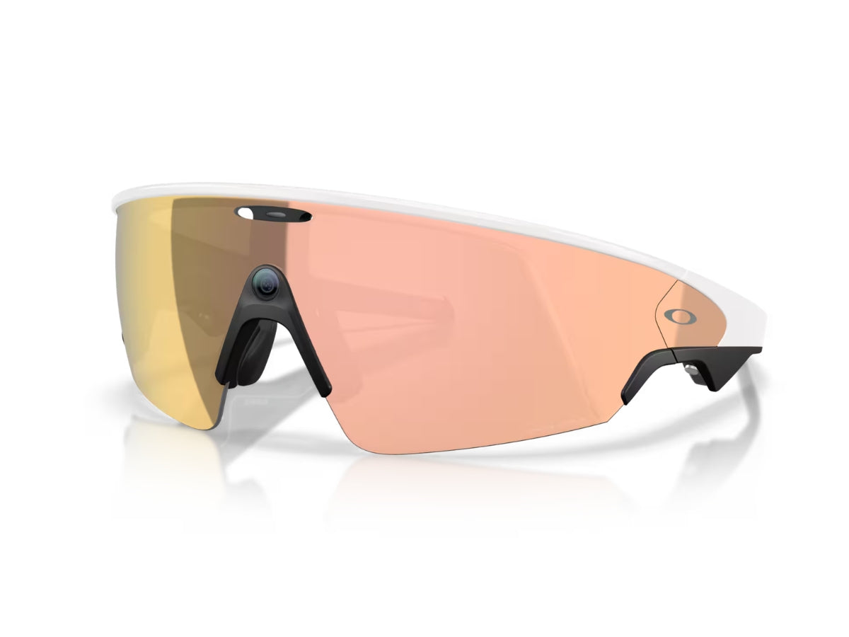 Oakley 8001-08 Meta  Vanguard White Prizm Rose Gold