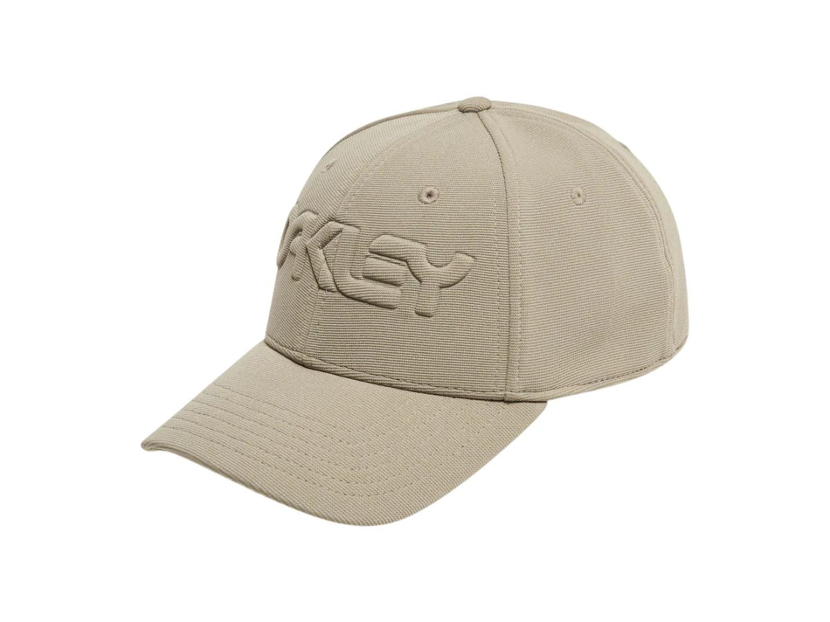 Oakley 6 Panel Stretch Hat Embossed - Boulder Green