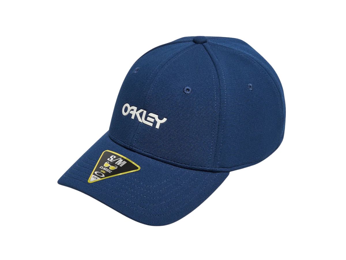 Oakley 6 Panel Stretch Metallic Hat - Navy