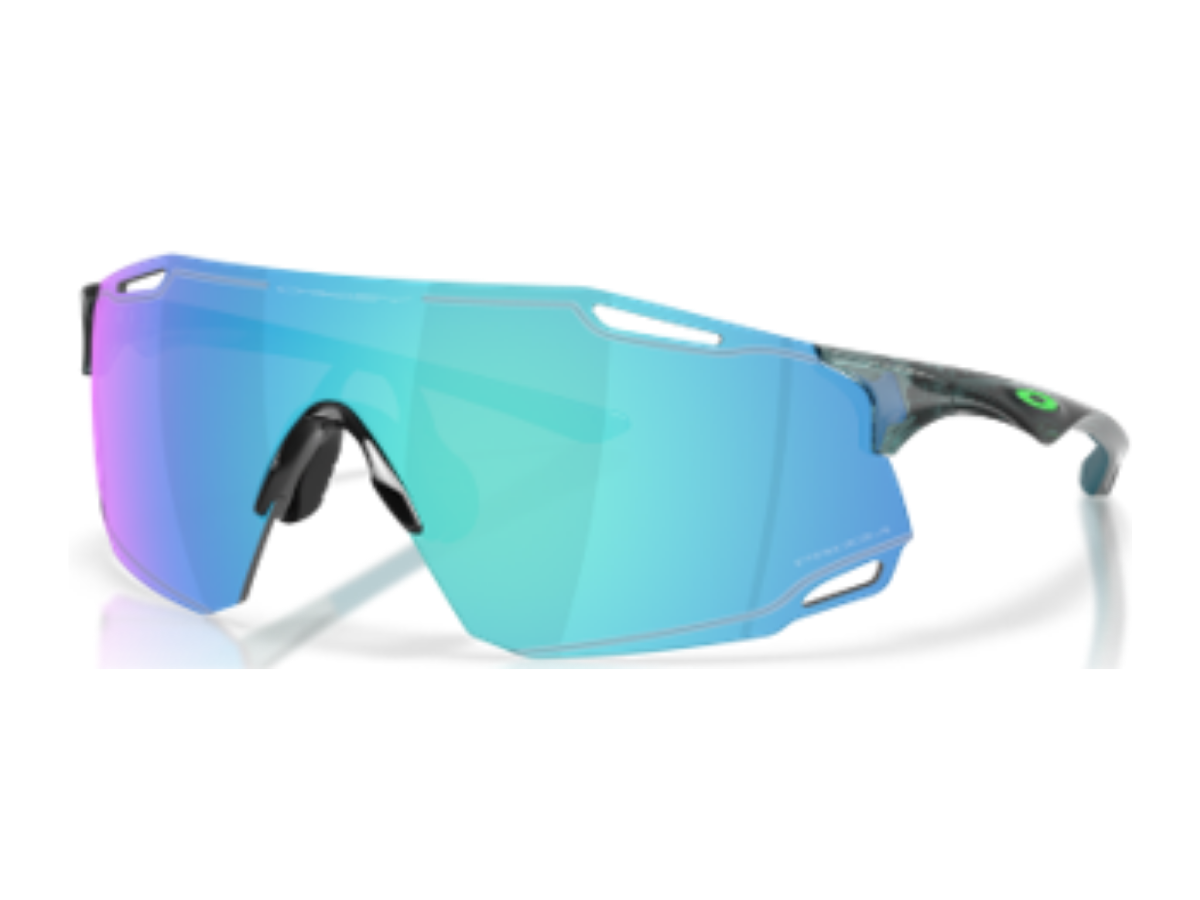 Oakley Cybr Dyno Polished Black Prizm Sapphire