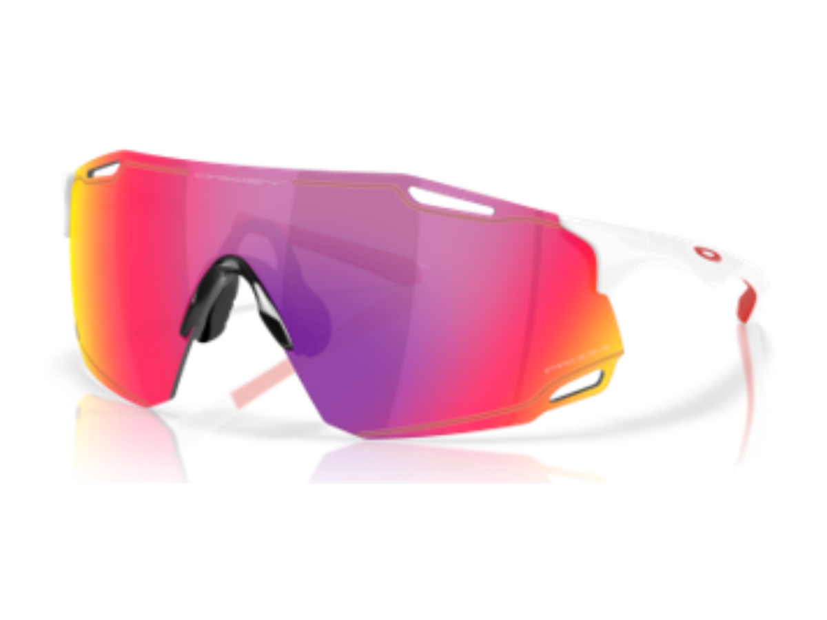 Oakley Cybr Dyno Polished White Prizm Road