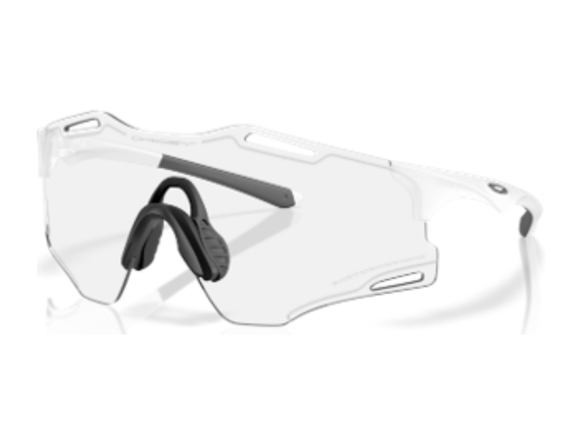 Oakley Cybr Zero Matte White Clear Photochromatic 50% Black
