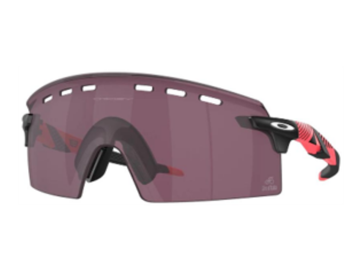 Oakley Encoder Strike Vented Giro Pink Stripes Prizm Road Black