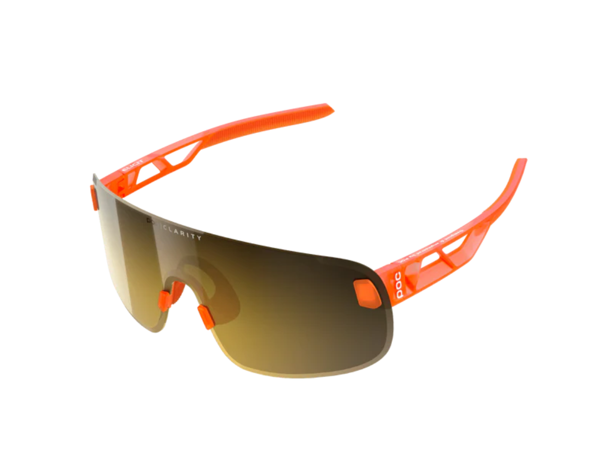 POC ELICIT Sunglasses Fluorescent Orange Translucent