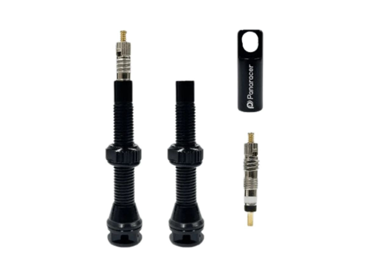 Panaracer Tlv-60-B Tubless Valve Removabl Core ,Black(2 Vavles, 1 Valve Core Tool) 60Mm