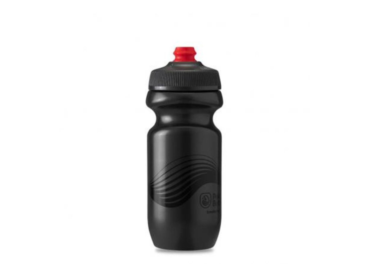 Polar Breakaway Wave Single Wall Bottle-Charcoal/Black (590ml)