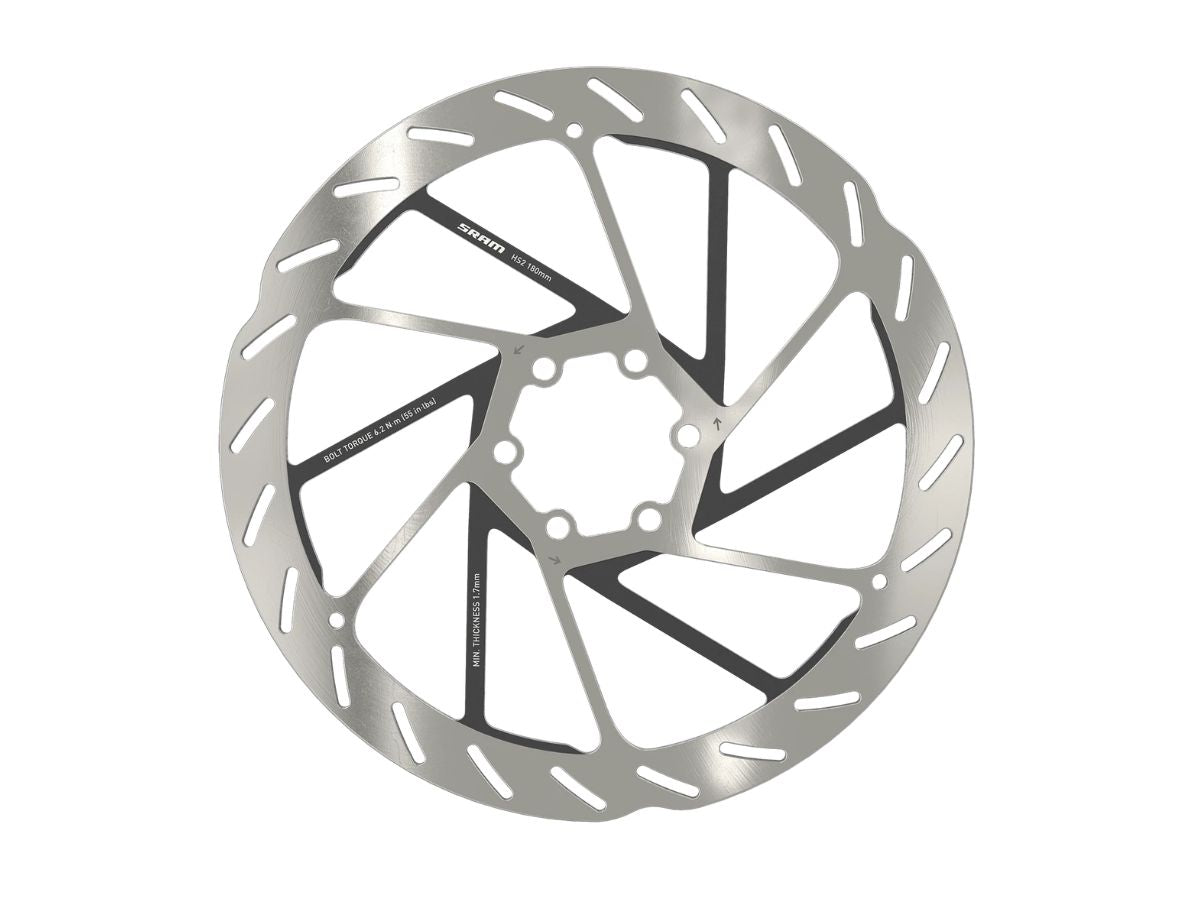 SRAM AM DB Rotor / Bolts HS2 180mm Rounded