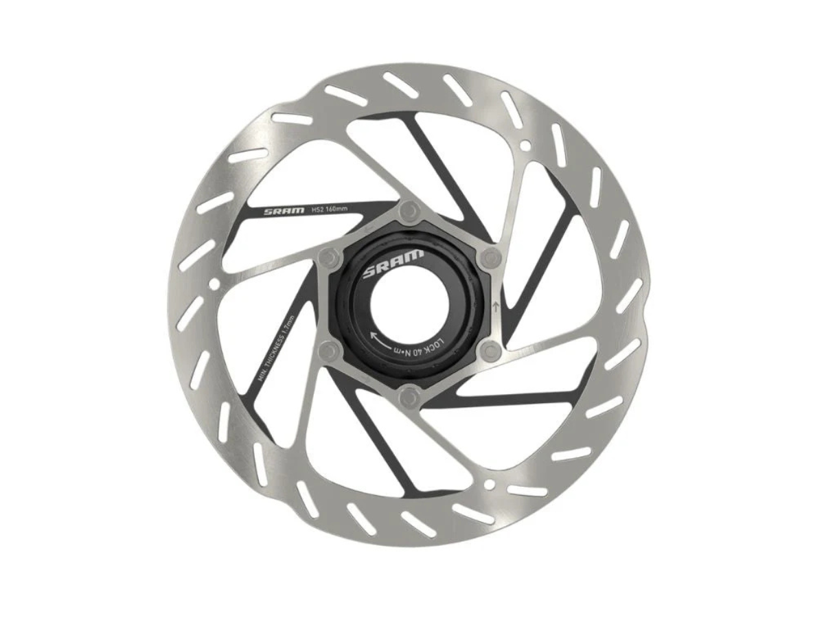 SRAM DISC BRAKE ROTTOR HS2 CENRELOCK ROUNDED