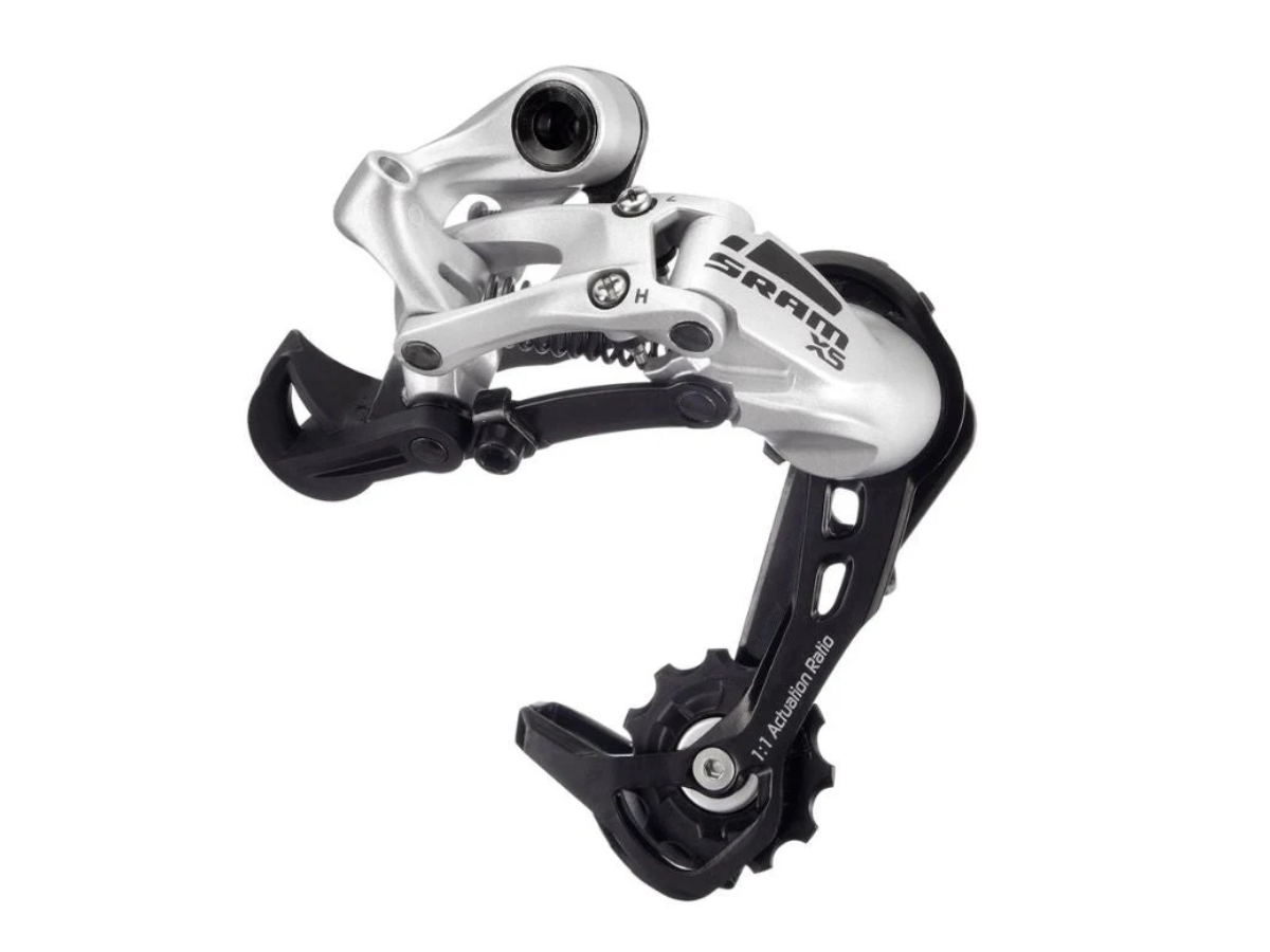 SRAM RD X5 MEDIUM CAGE 9 SPEED SILVER