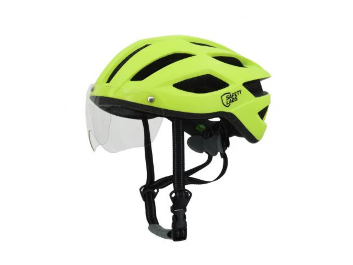 Safety Labs Expedo Helmet-Matt Neon Yellow