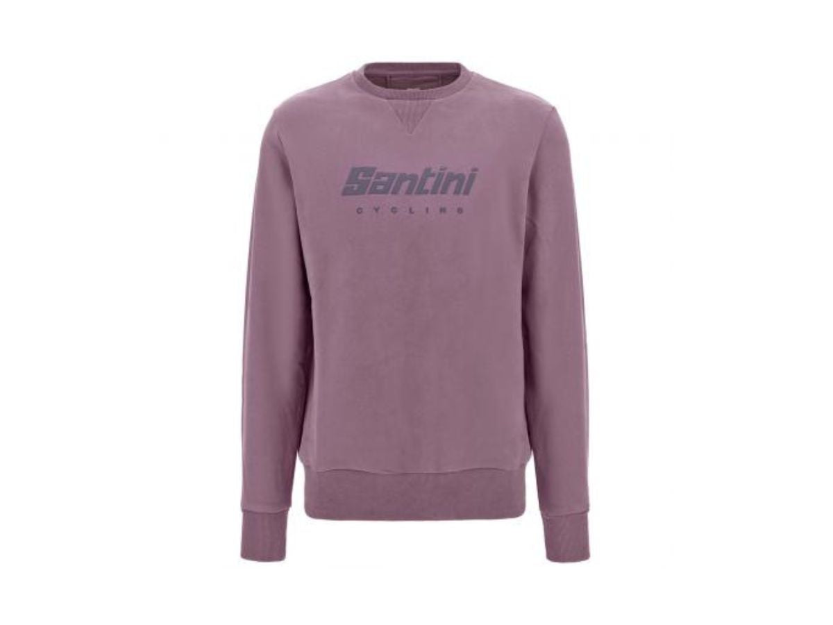 Santini Branded Full Sleeve Sweatshirt-Pink