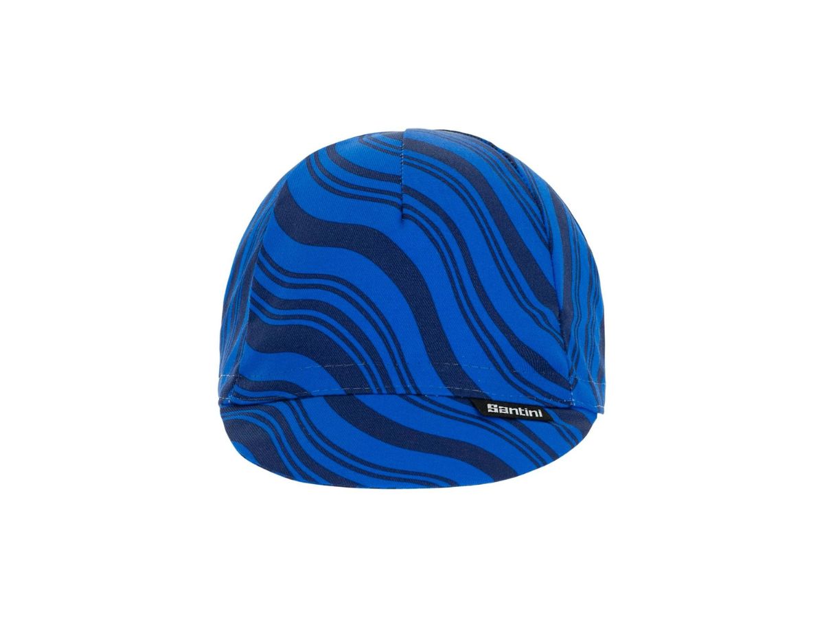 Santini Kinetic Cycling Cap-Royal Blue
