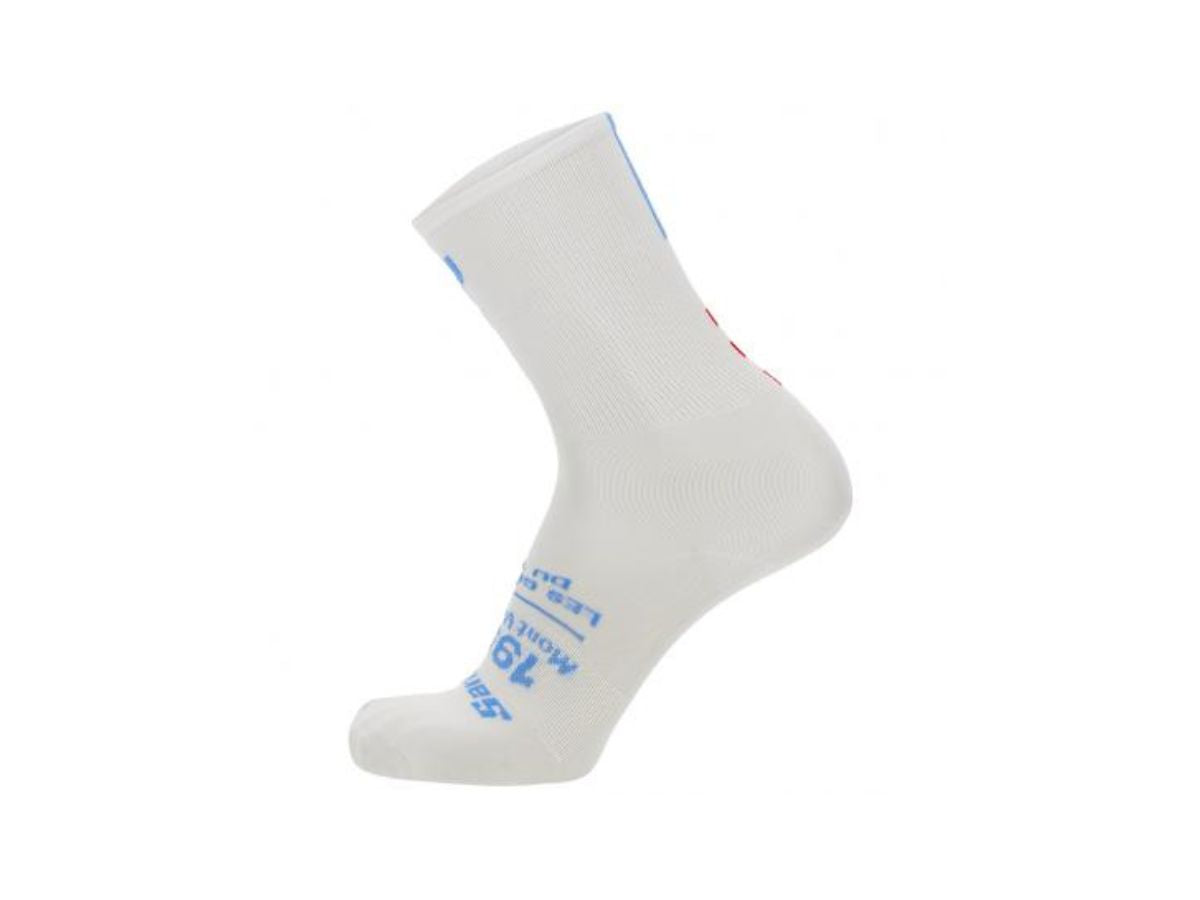 Santini Tdf Le Maillot Jaune Mount Ventoux Socks-White