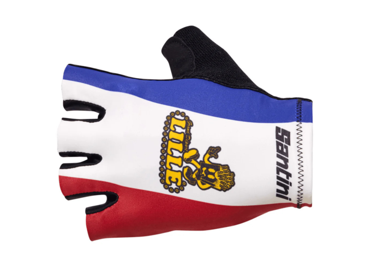 Santini Tour De France Grand Depart Lille Gloves-Print