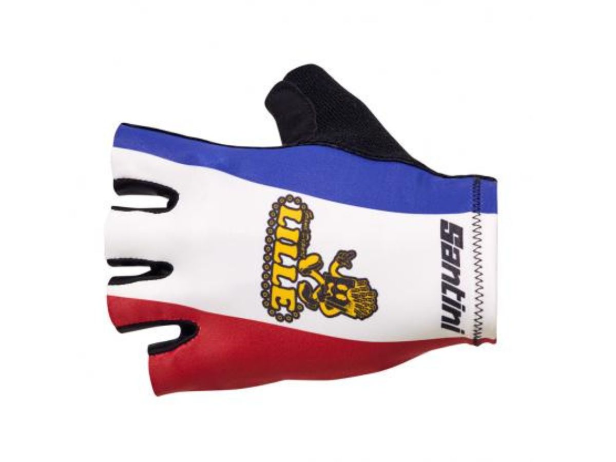 Santini Tour De France Grand Depart Lille Gloves-Print