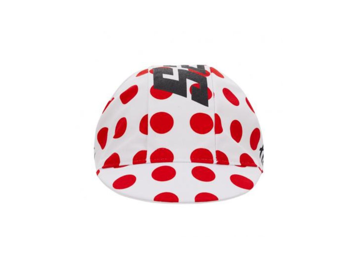 Santini Tour De France King Of The Mountains Leader Cap-Polka Dot