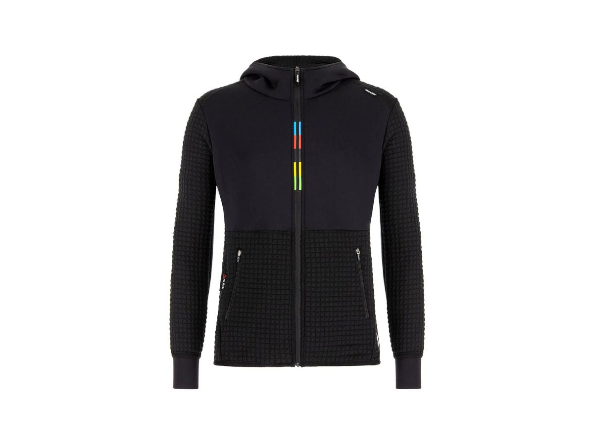 Santini Uci Groove Hoodie-Black