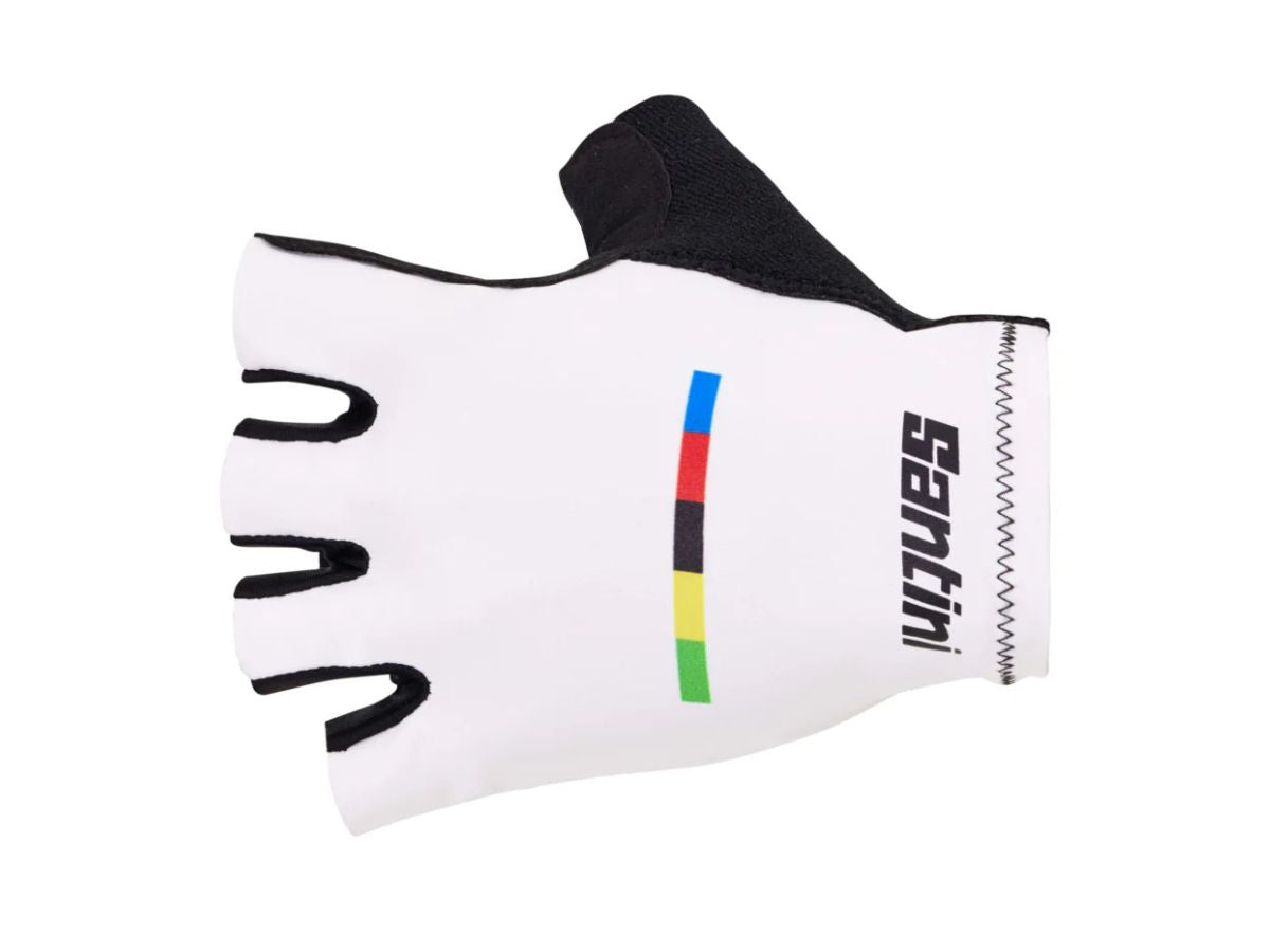 Santini Uci World Champion Gloves-Black