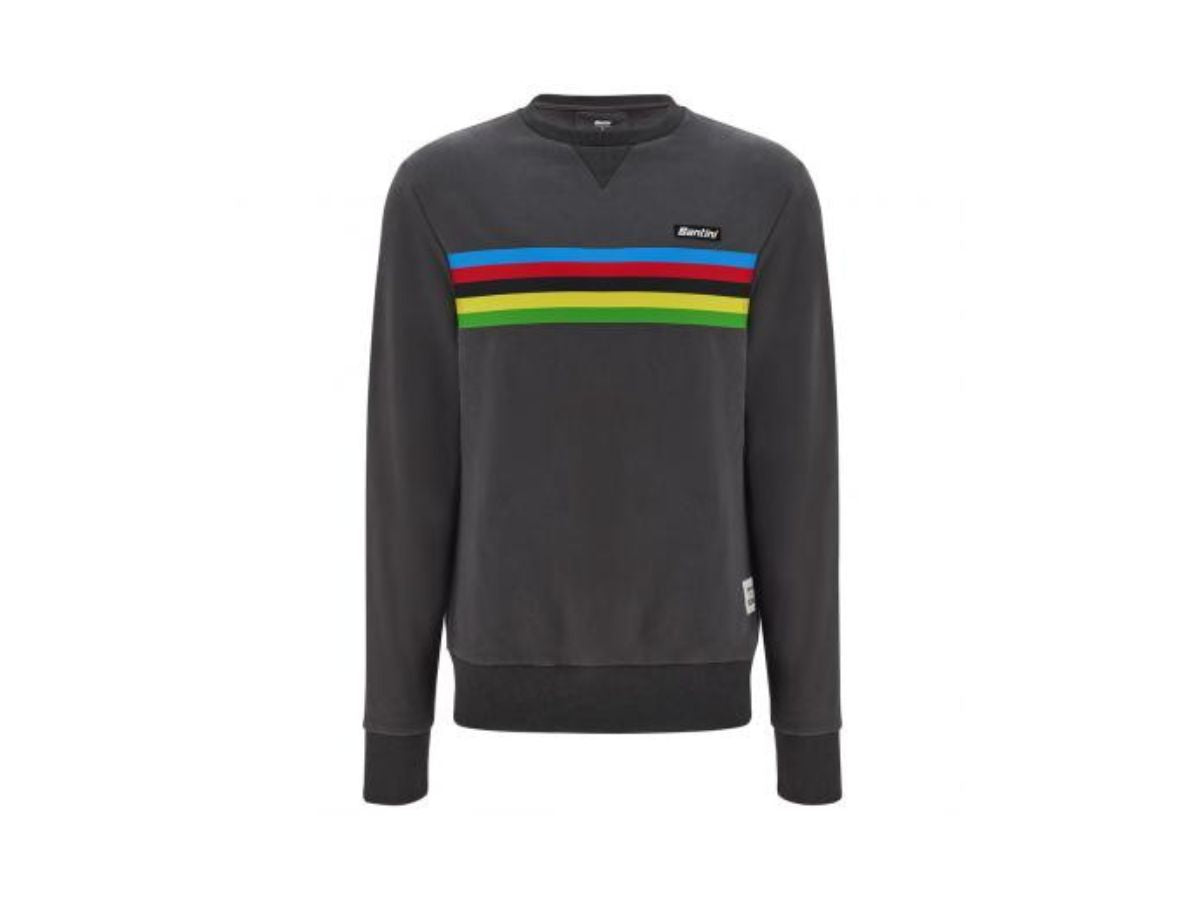 Santini Uci World Champion Sweatshirt-Grey