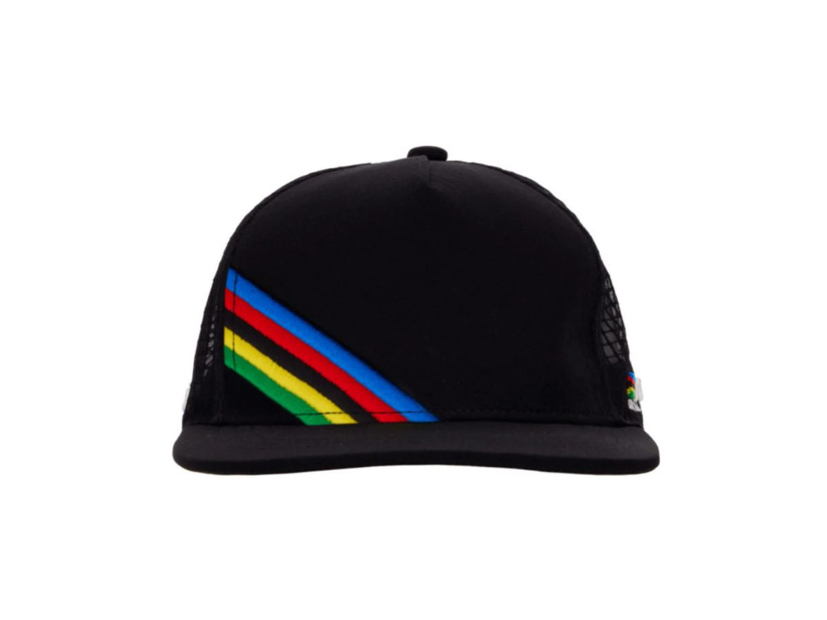 Santini Uci World Champion Trucker Cap-Black