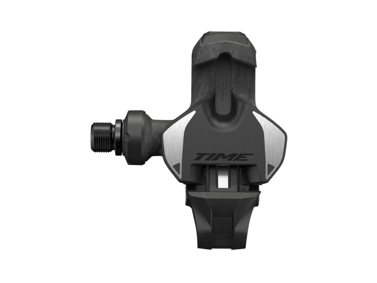 TIME CLIPLESS CARBON FILLED BODY ROAD PEDALS XPRO 10 SPINDLE BLACK