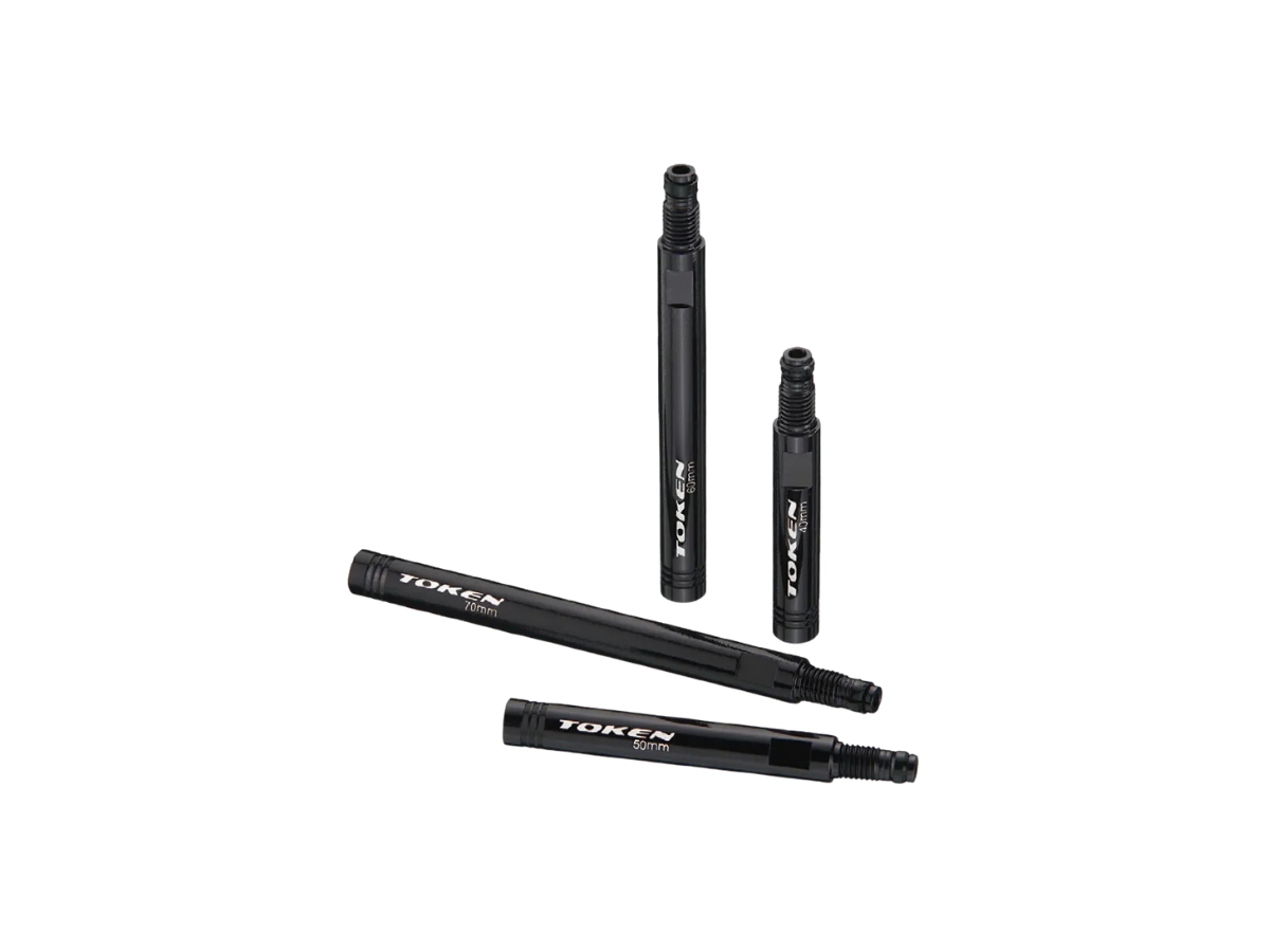 Token Alloy Valve Extender 70Mm Black Tf70