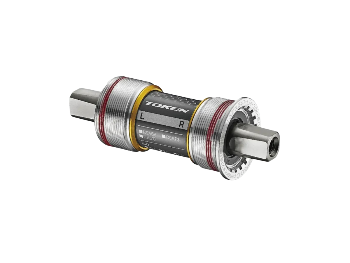 Token Bottom Bracket Jis Square Tappered Ceramic Bearings Ti Axle 110.5 Dbb868Tbt-Tk03
