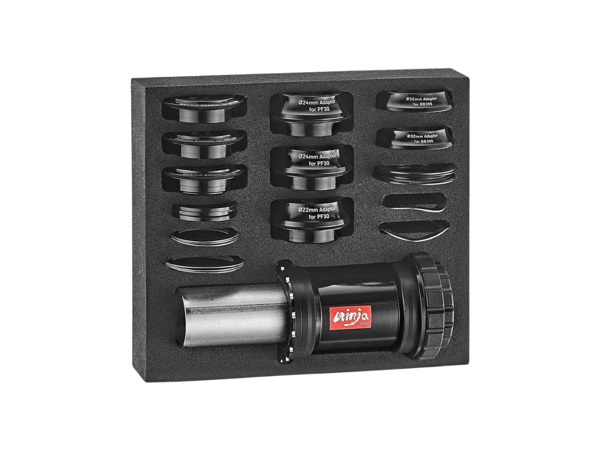 TOKEN BOTTOM BRACKET NINJA BB 7 IN 1 PF BB30/386/392 FOR SHIMANO/SRAMGXP/30MM CRANKSET DBBTF37-BKTK