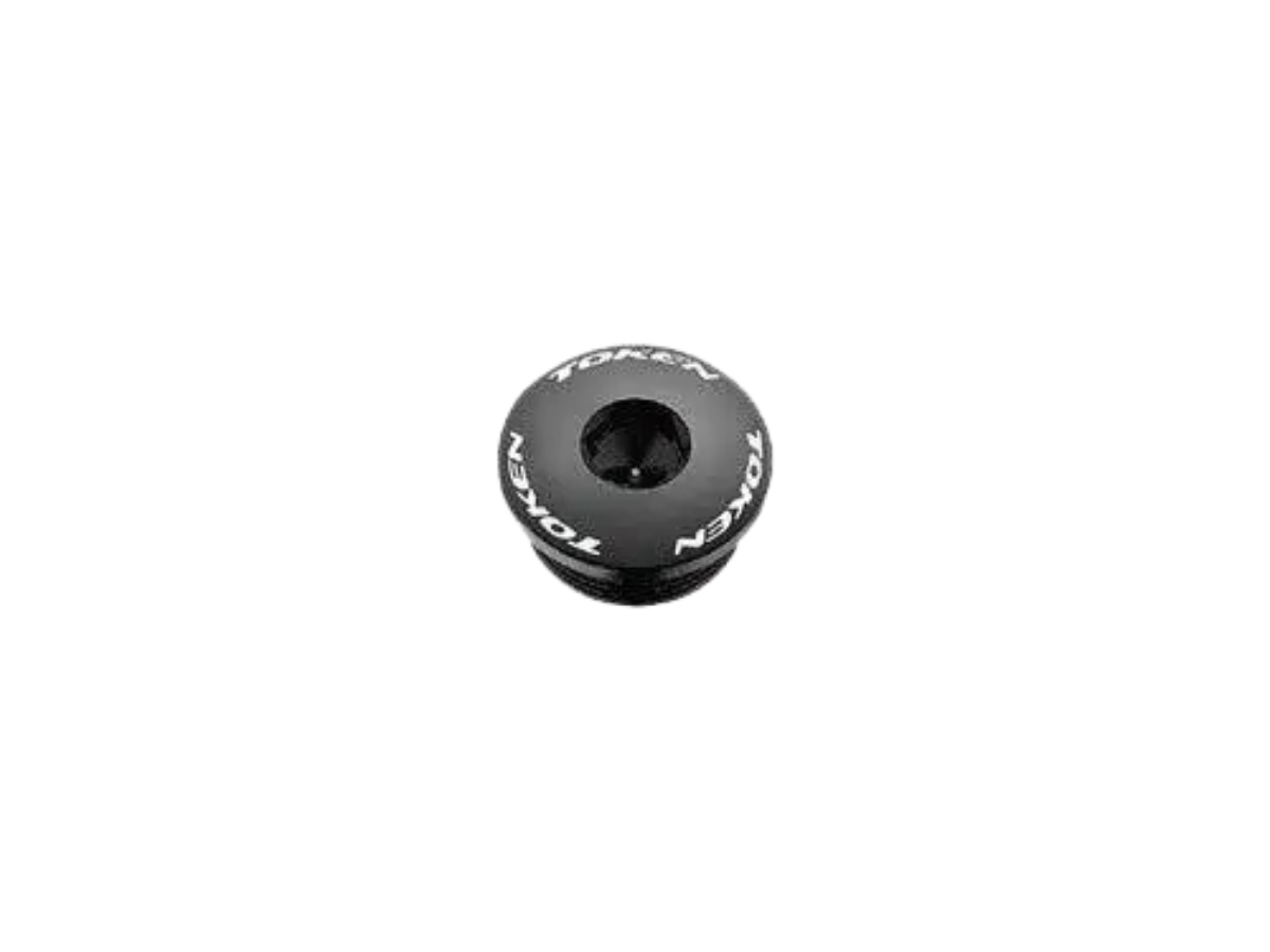TOKEN CRANKARM TENSION BOLT BLACK Fits: Shimano Dura Ace 7800,Ultegra 6700,105 5700,XT,SLX,DEORE FBA-B2009/2-BKTK