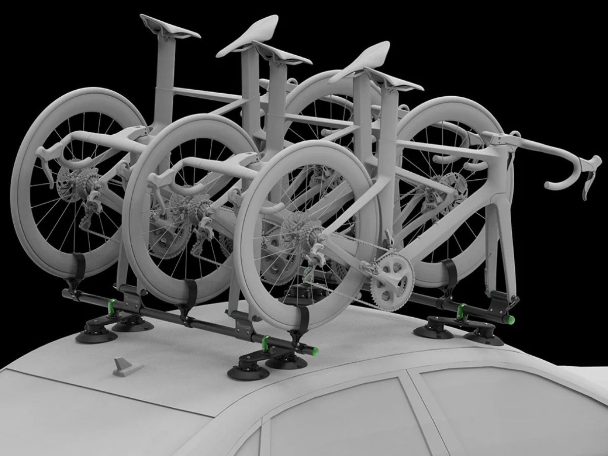 Treefrog Roundbar Bike Rack For 5 Road/Gravel Bikes