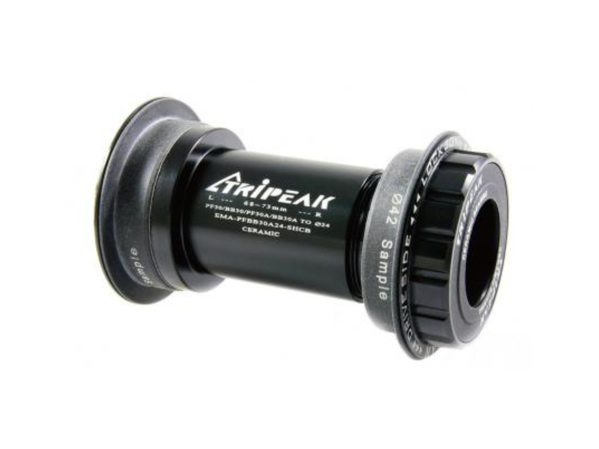 Tripeak Shimano 4-in-1 Pressfit Bottom Bracket, Ceramic, BB30/BB30A/PF30/PF30A