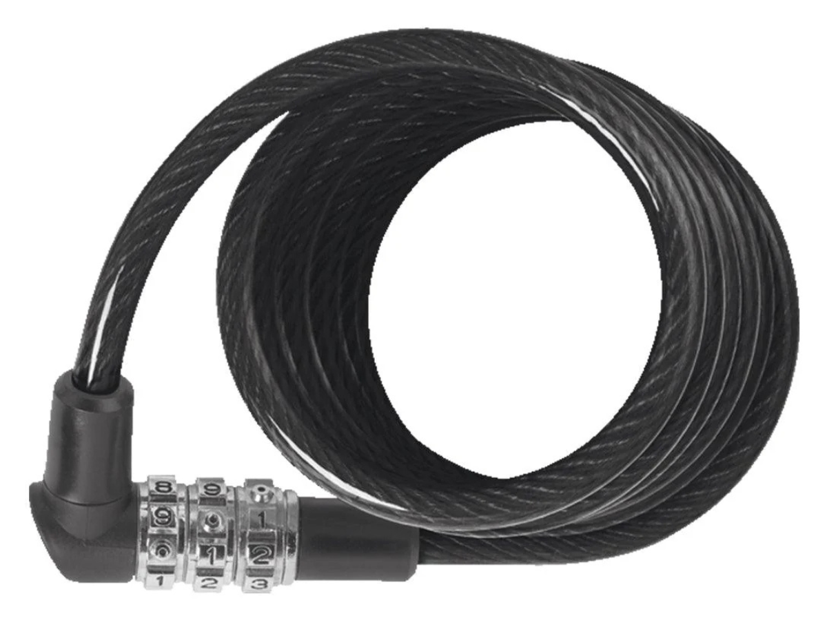 ABUS COIL CABLE LOCK 3506C/120-BLACK