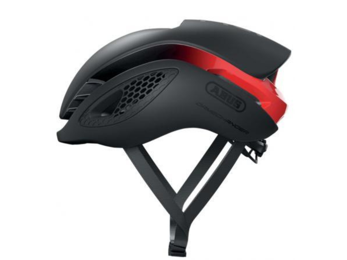 ABUS GAMECHANGER HELMET-BLACK RED SIZE-M