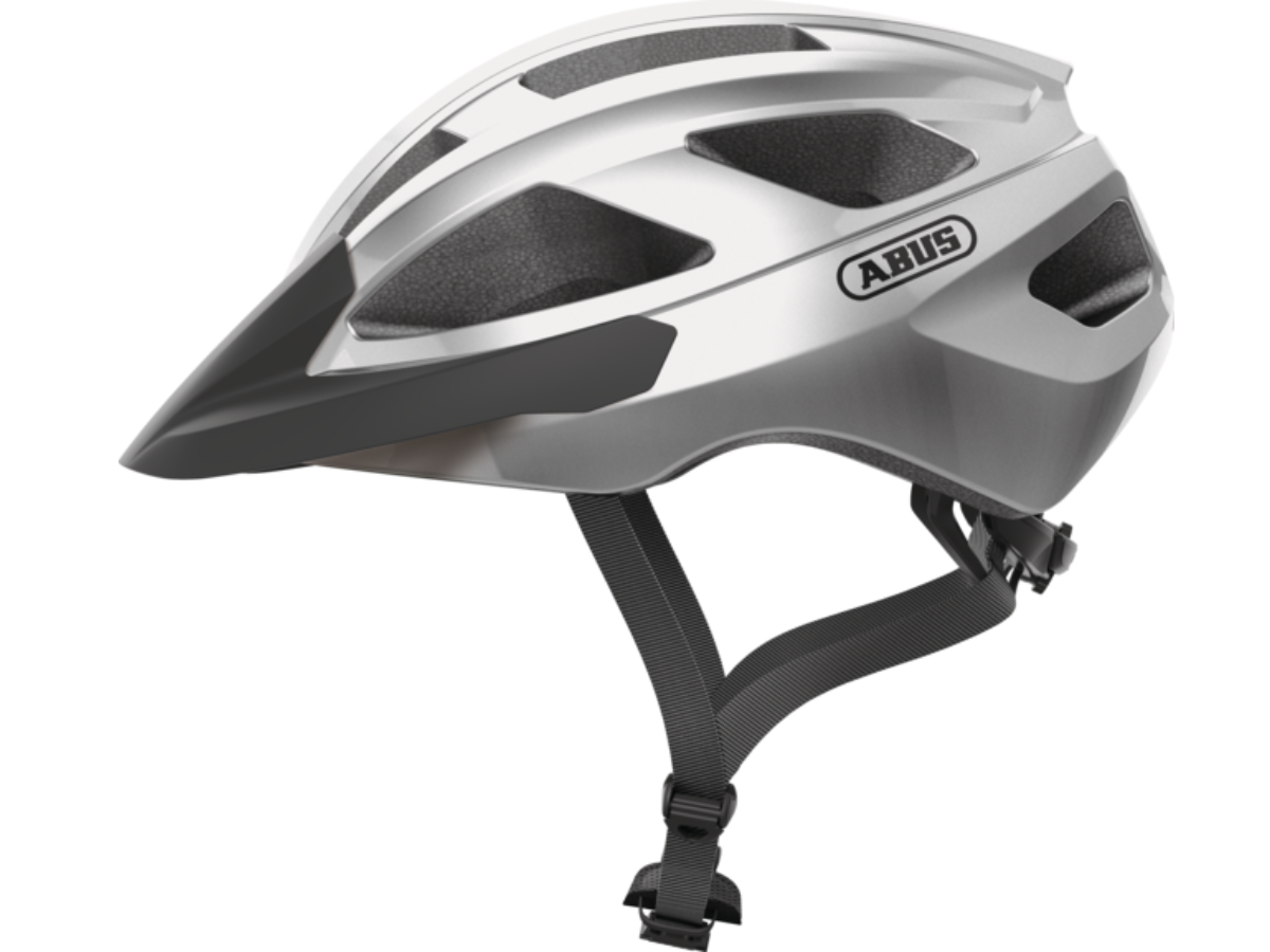 ABUS MACATOR HELMET-GLEAM SILVER SIZE-S