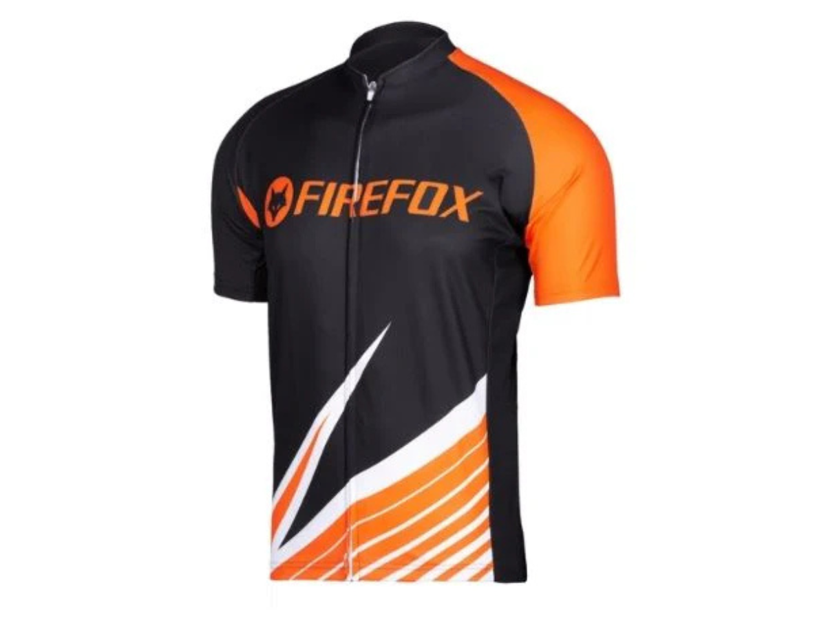 Jersey Advanced Half Sleeve  (S)- Org/Blk