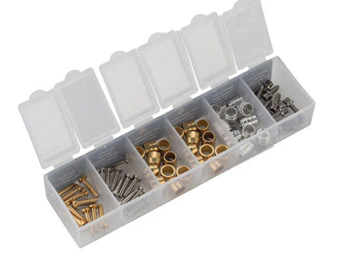 jagwire mall parts - hydraulic hose fitting mini combo box