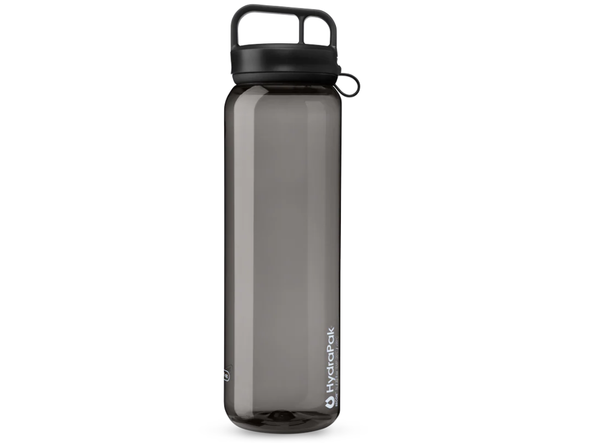 Hydrapak Recon Clip &amp; Carry Water Bottle-Charcoal Grey (1 Ltr.)
