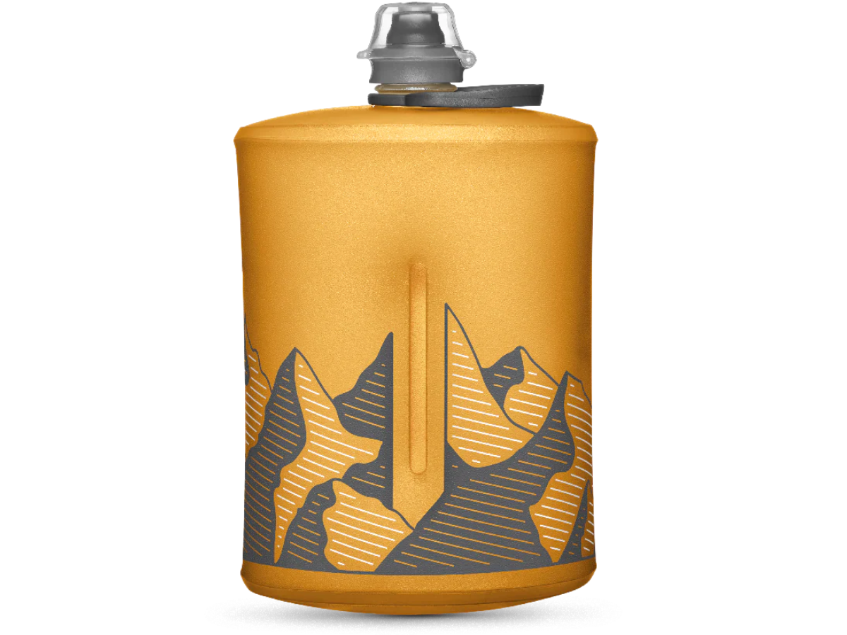 Hydrapak Stow Flexible Bottle-Golden Yellow (1 Ltr.)