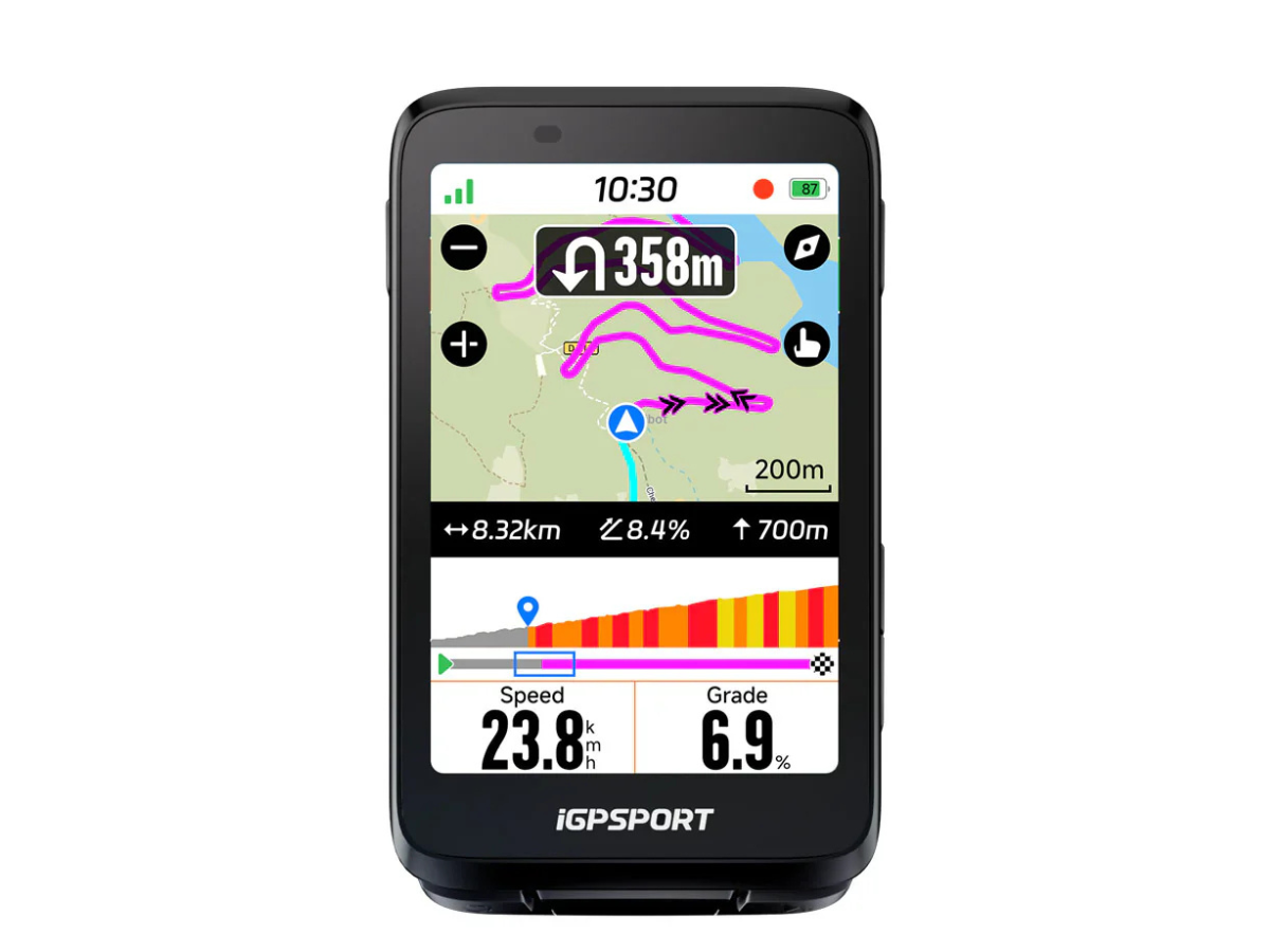 IGPSports cycle computer BiNavi