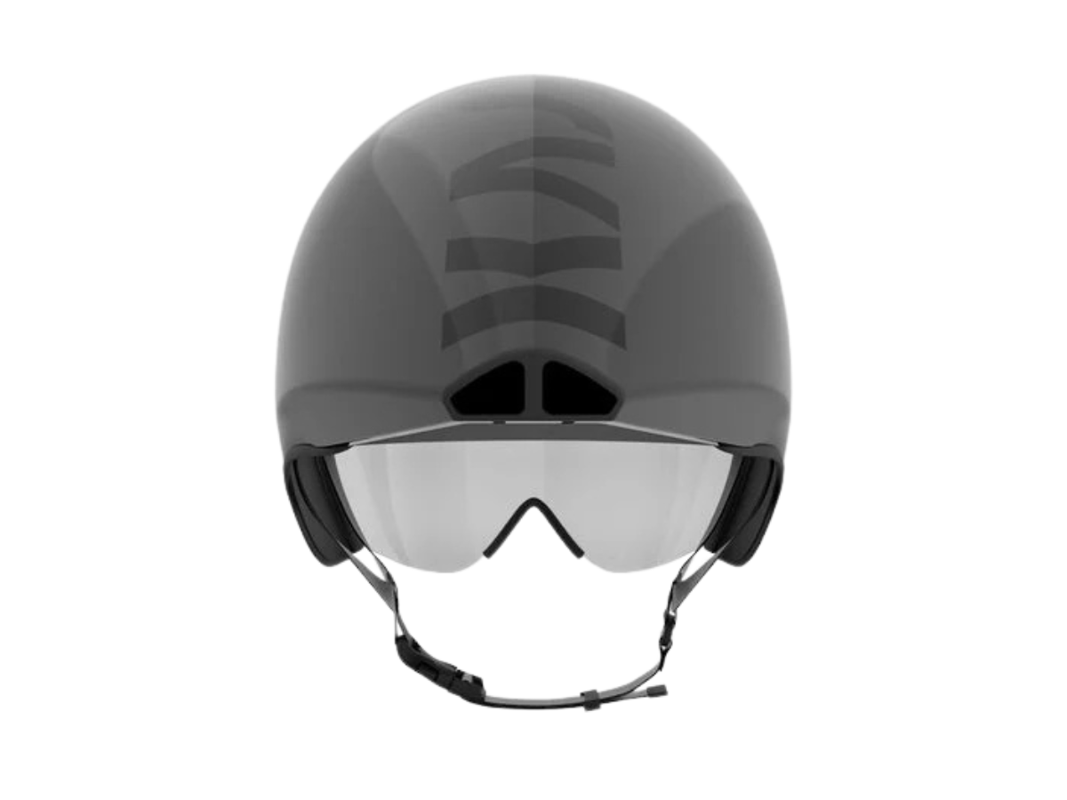 kask helmet mistral black/anthracite with clear visor, MEDIUM