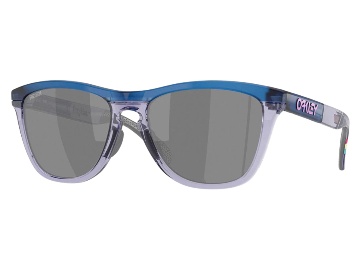9284-16  Frogskins Range Matte Trans Blue Prizm Black