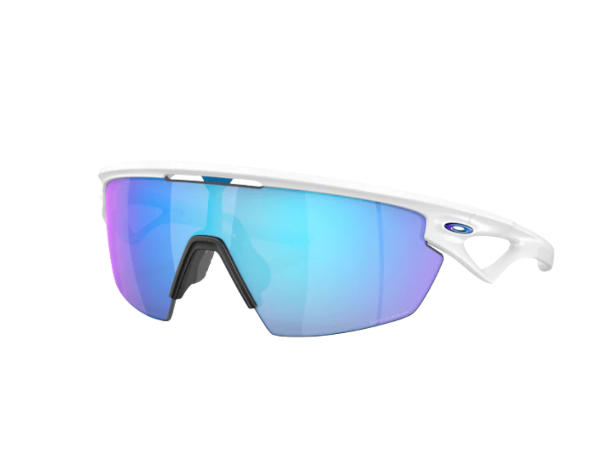 9403-02 Sphaera Matte White Prizm Sapphire Polarized